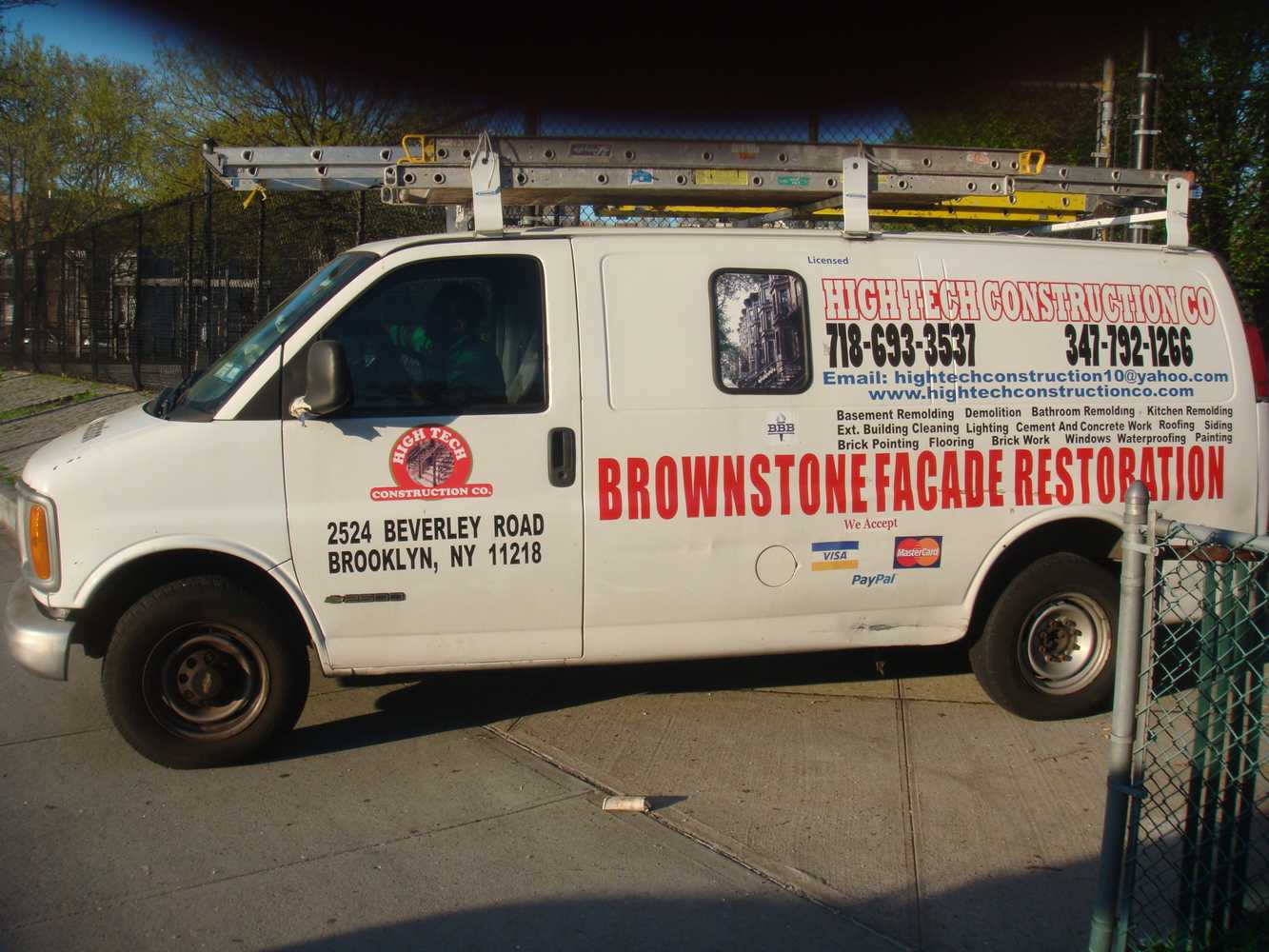 Projects by High Tech Construction Co.- Brownstone Facade Restoration Specialist