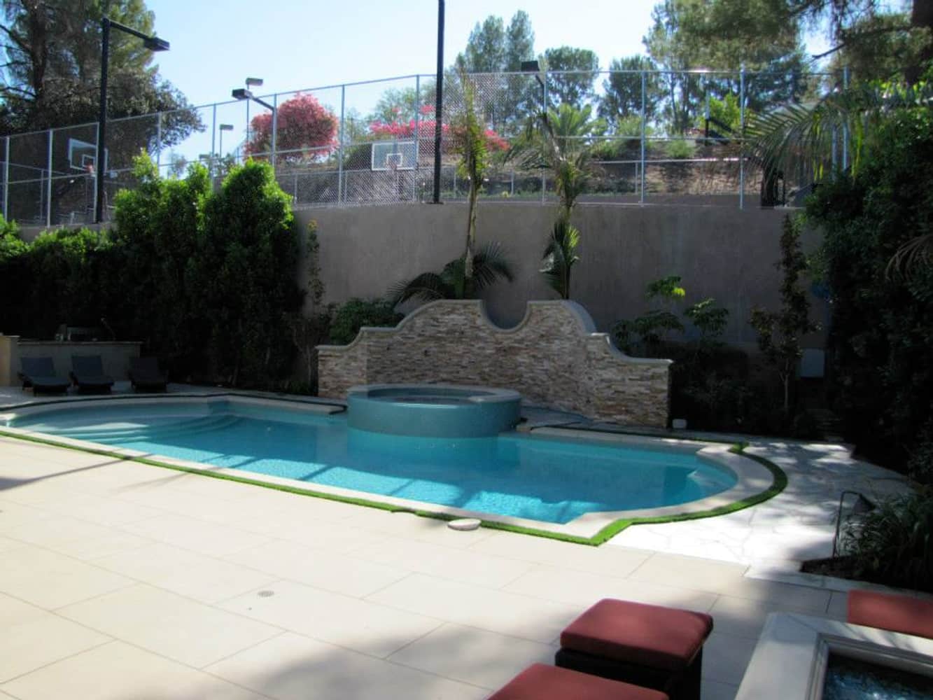 Davids Pool and BBQ Area