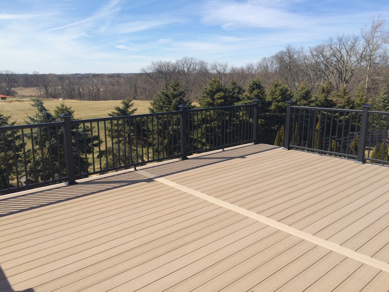 Open Porch with Upper Deck