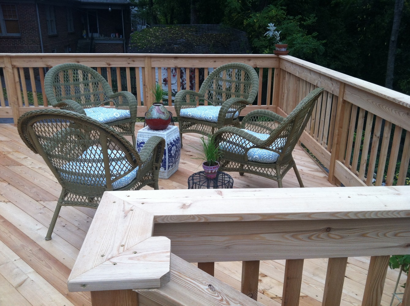 Siberian Larch Deck project, Northgshore, Chattanooga TN