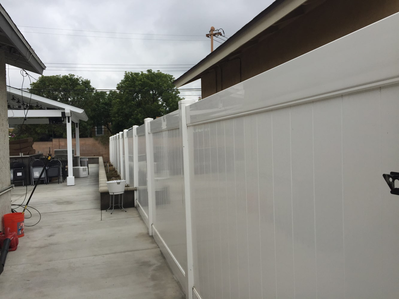 Vinyl fence and gates