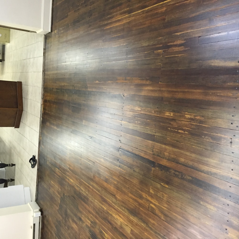 Hard wood floor salvage