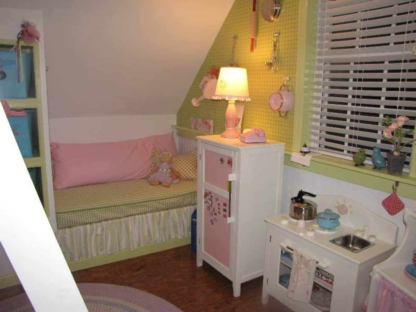 Convert attic space to child's playroom