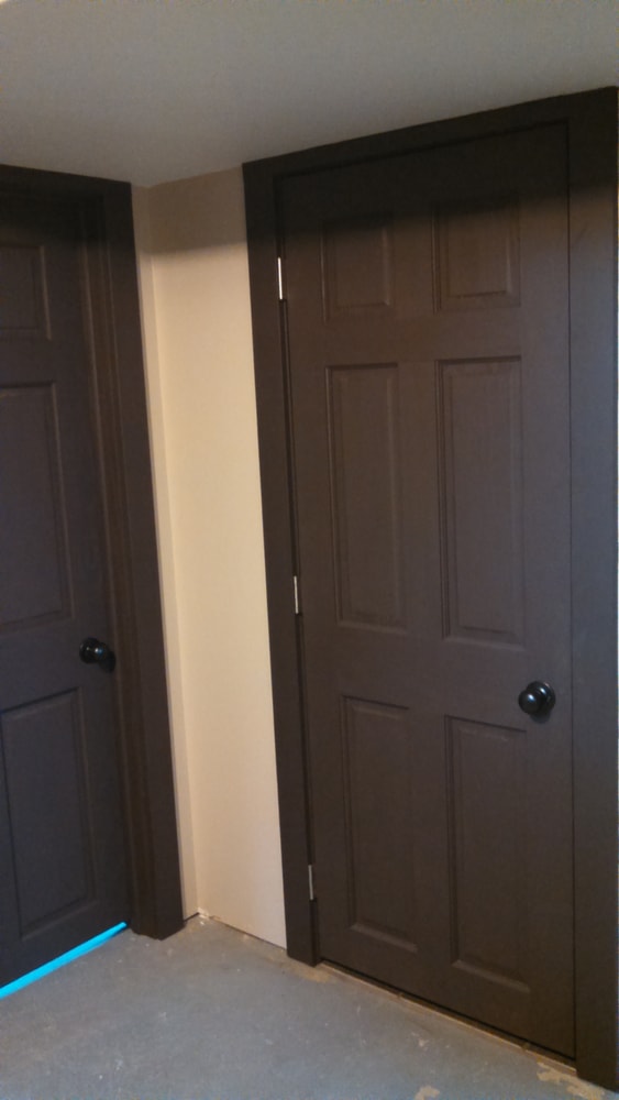 Basement bathroom remodel