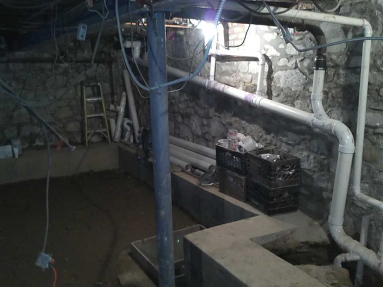 Brooklyn Bedford Stuyvesant Brownstone 2' basement dig-out, stair case dig-out, and 120 sq ft steel extension