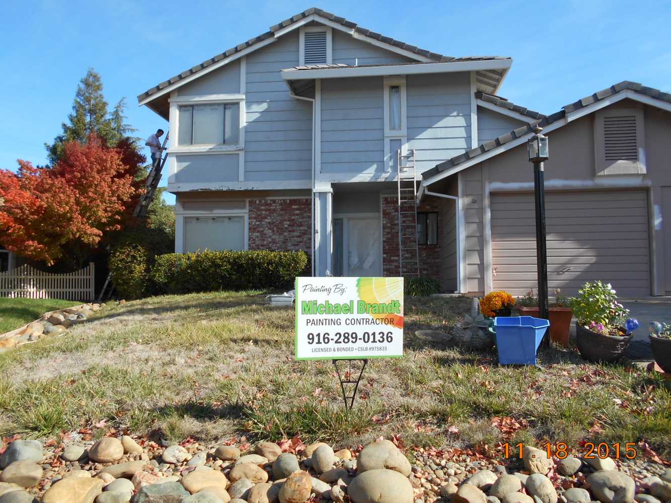 Exterior Painting at Pemberton Way, El Dorado Hills, CA