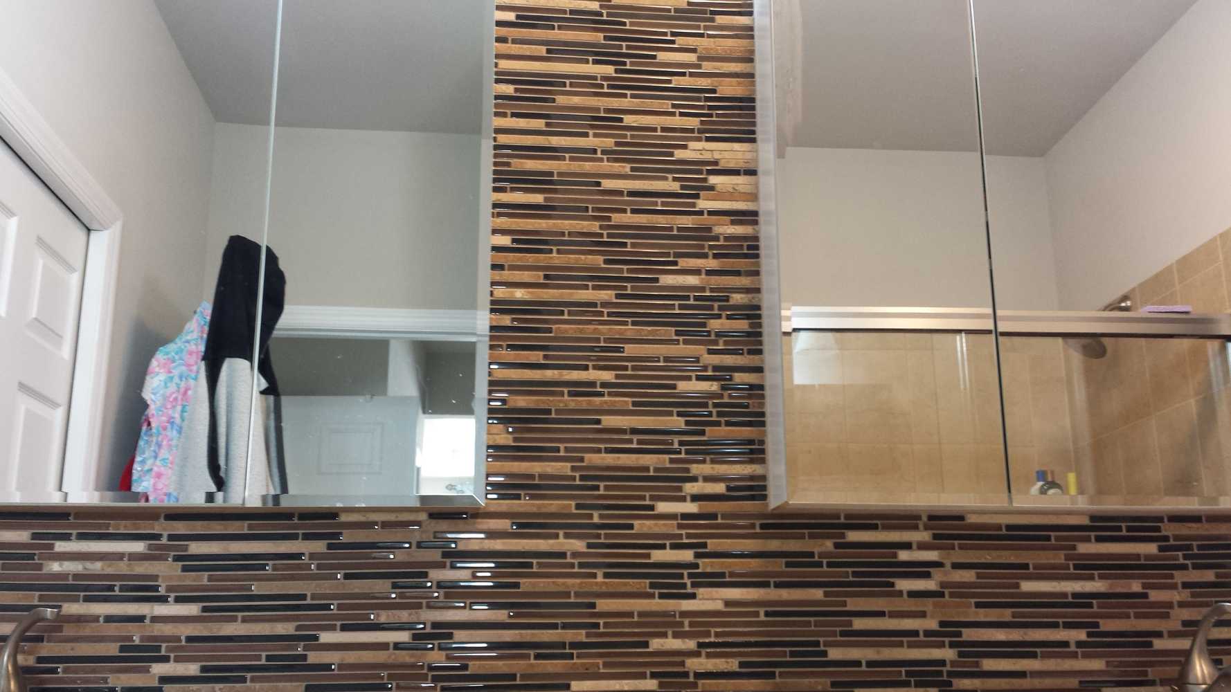 Custom tile backsplash installations