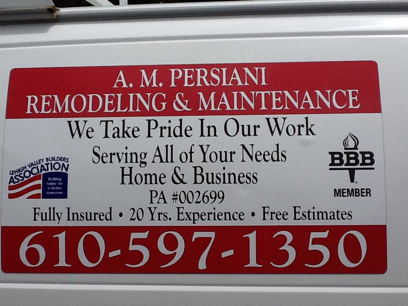 A. M. Persiani Remodeling & Maintenance