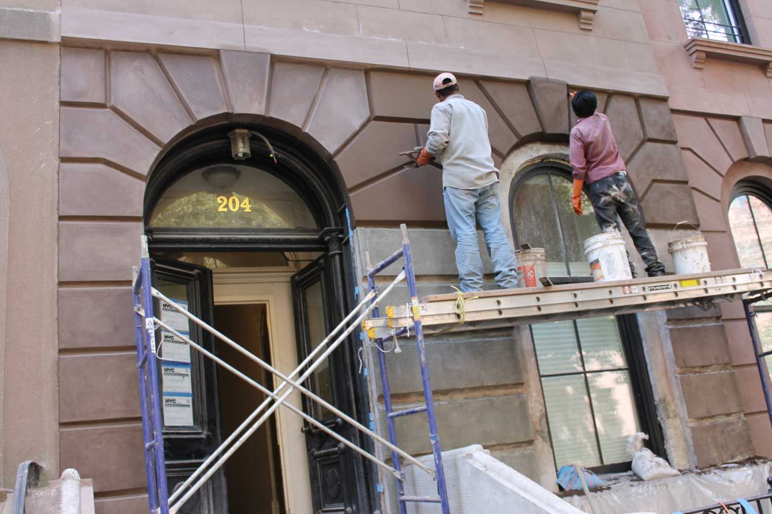 Projects by High Tech Construction Co.- Brownstone Facade Restoration Specialist