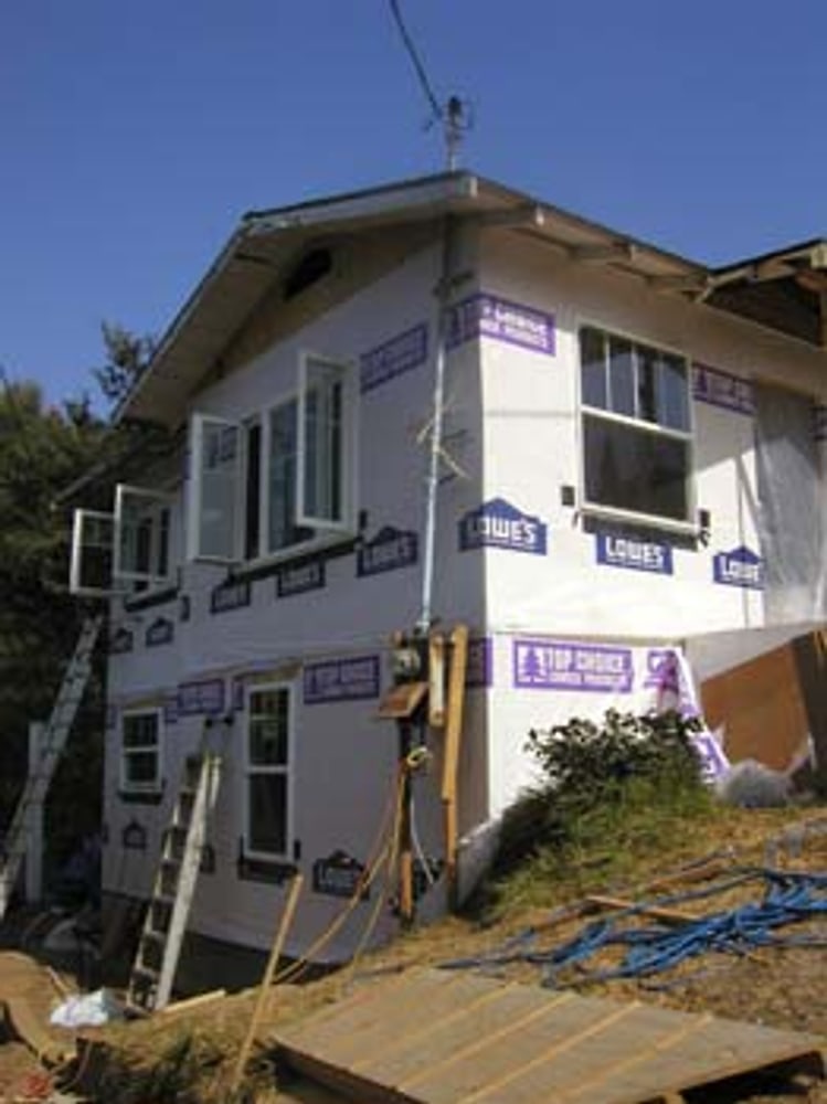 Hillside Construction Work