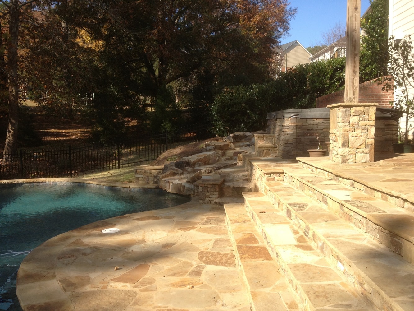 Inground swimming pool photos from Sandals Luxury Pools, Inc.