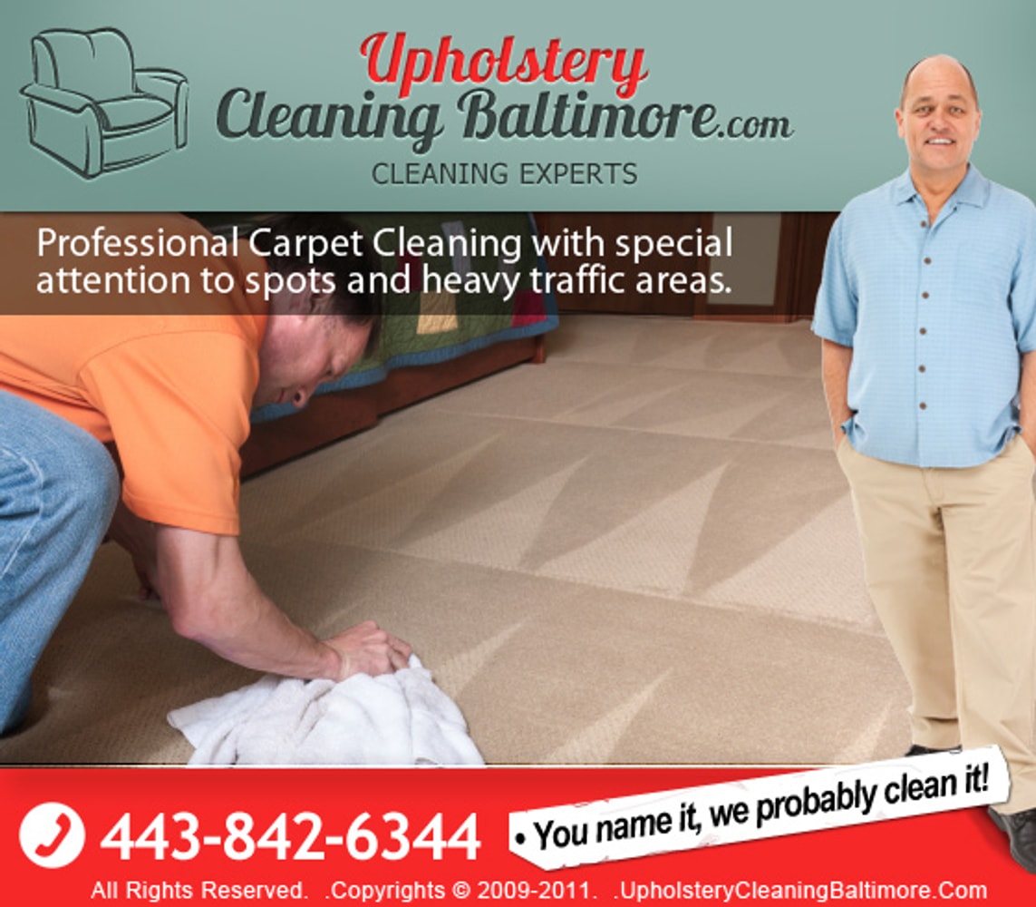 Upholstery Cleaning Baltimore Project
