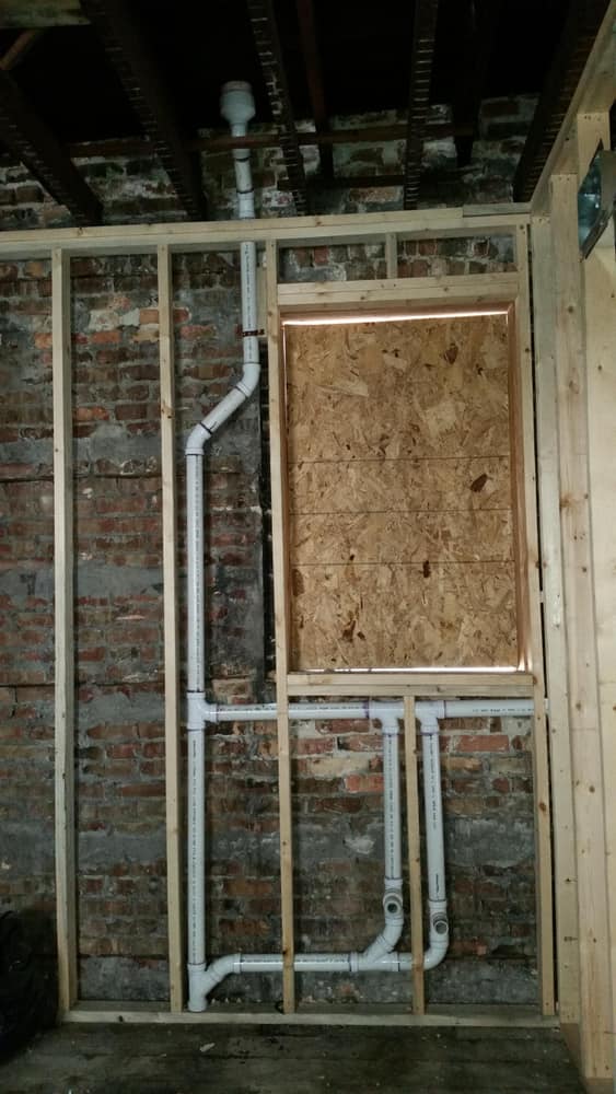 commercial plumbing job