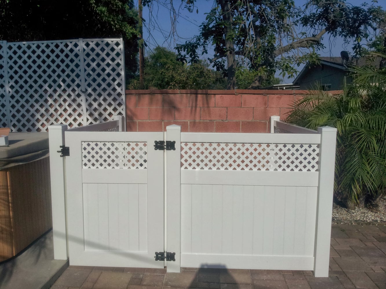 Vinyl fence and gates
