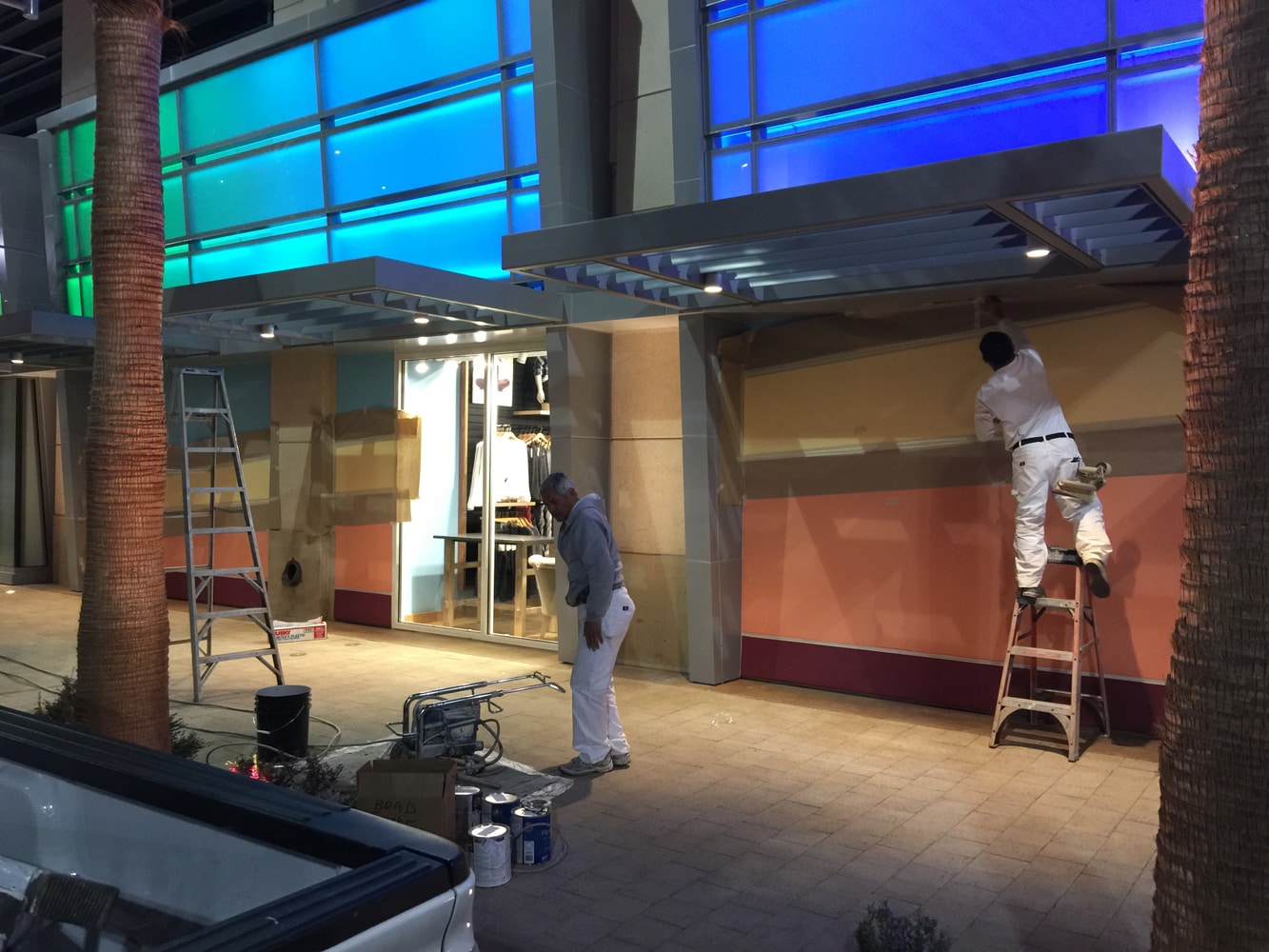 Photos from Brad Fischer painting 