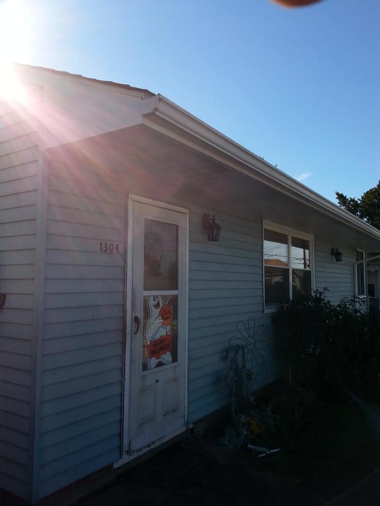 A covered patio we built.
