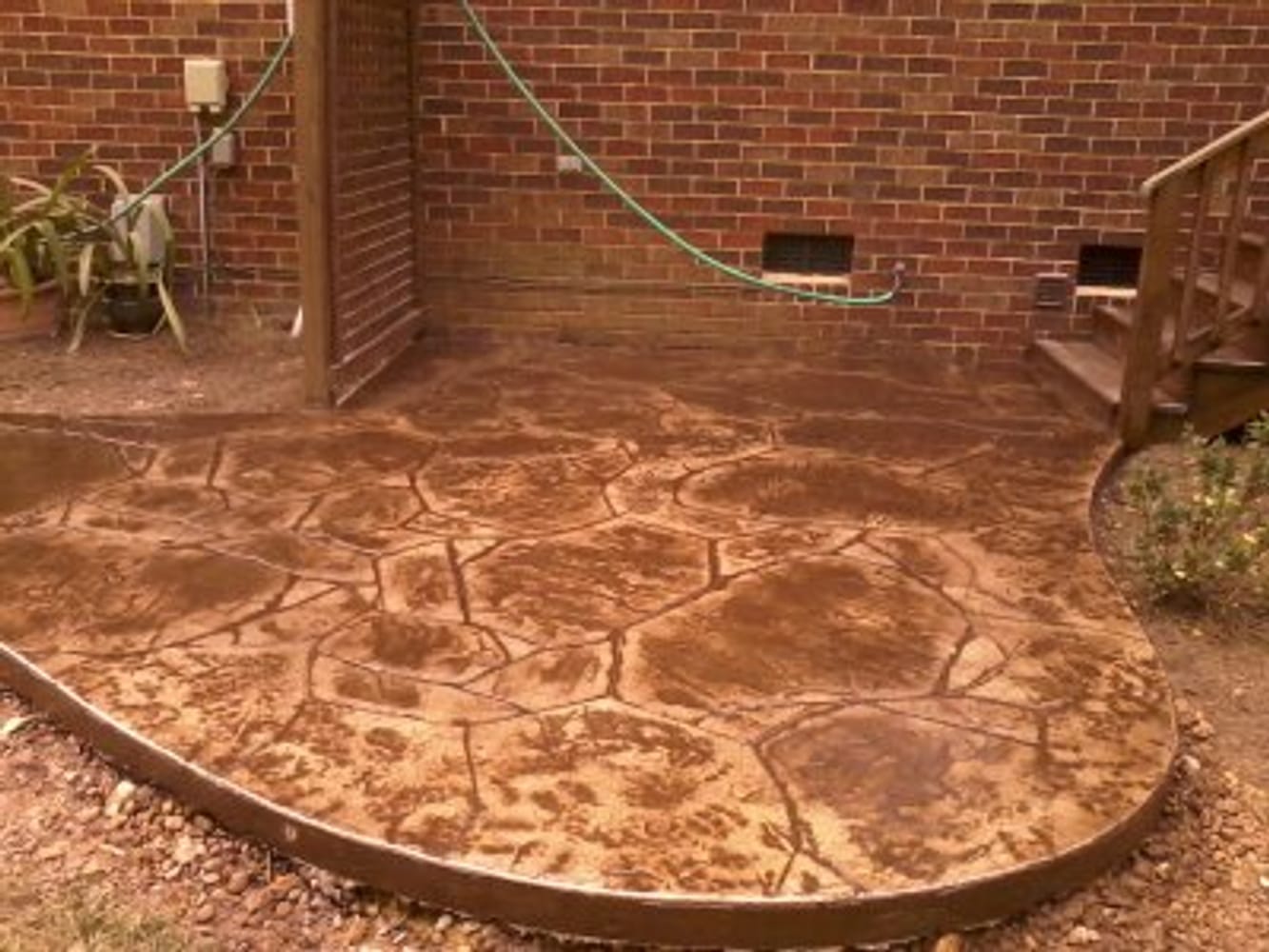 Stamp Concrete and color