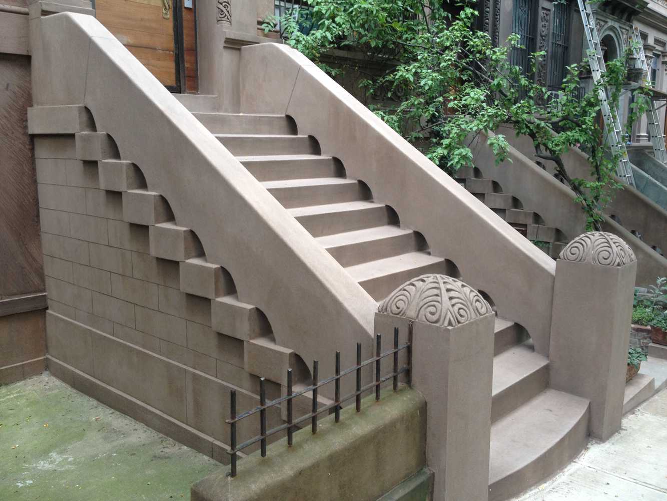 Projects by High Tech Construction Co.- Brownstone Facade Restoration Specialist