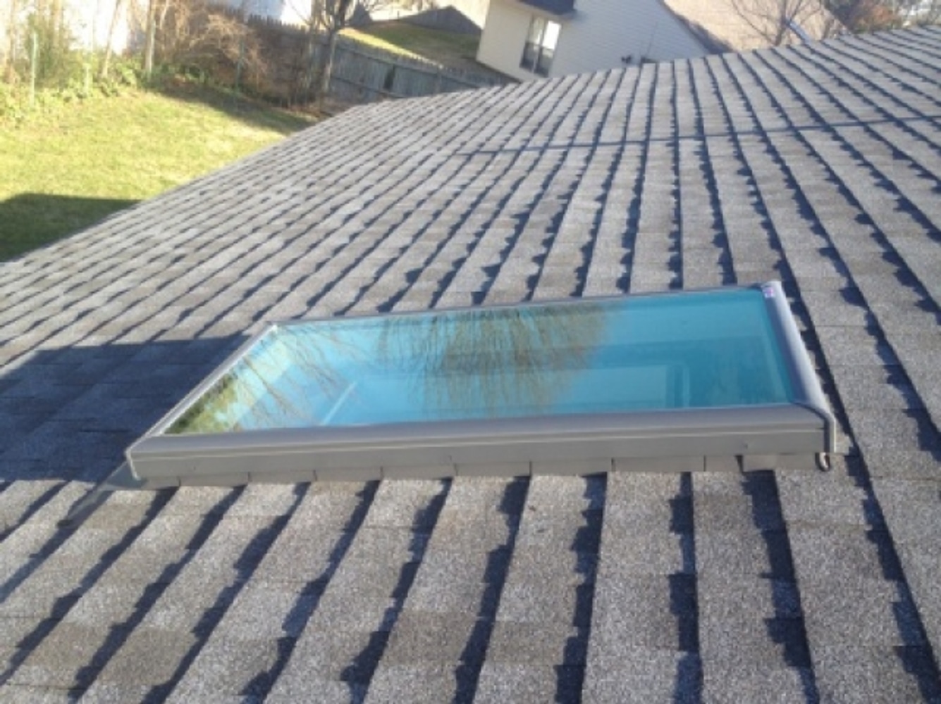 Roof, gutters, and skylights