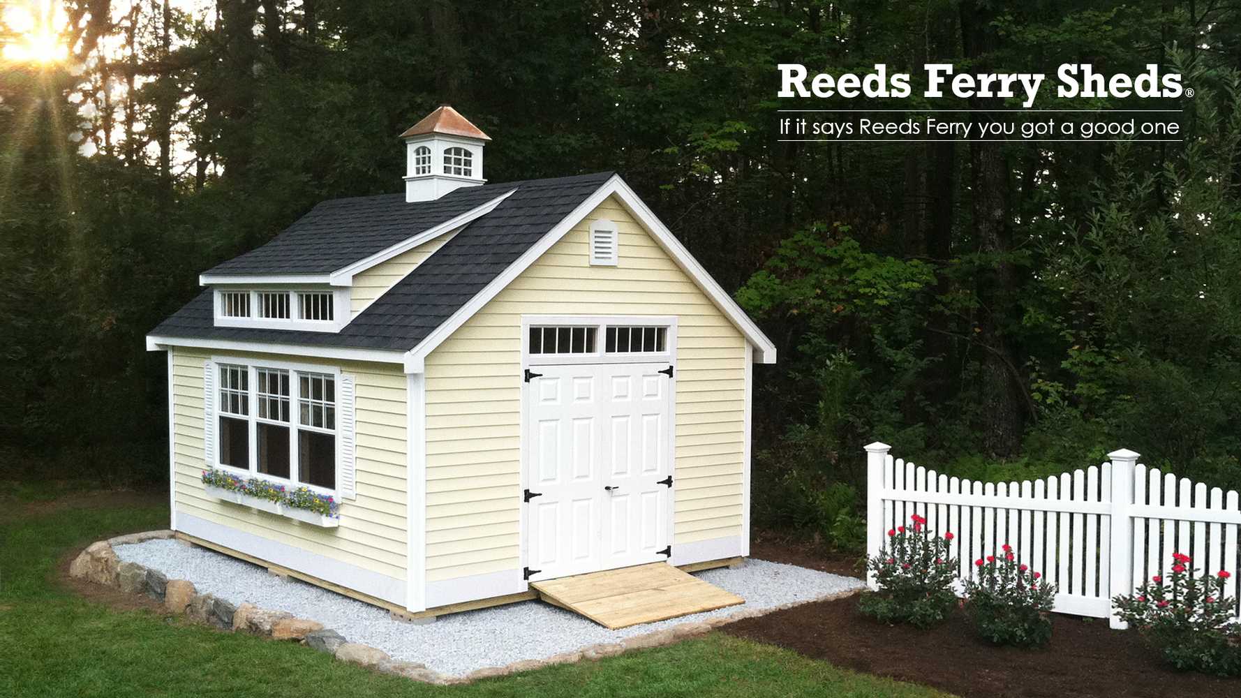 Project photos from Reeds Ferry Sheds