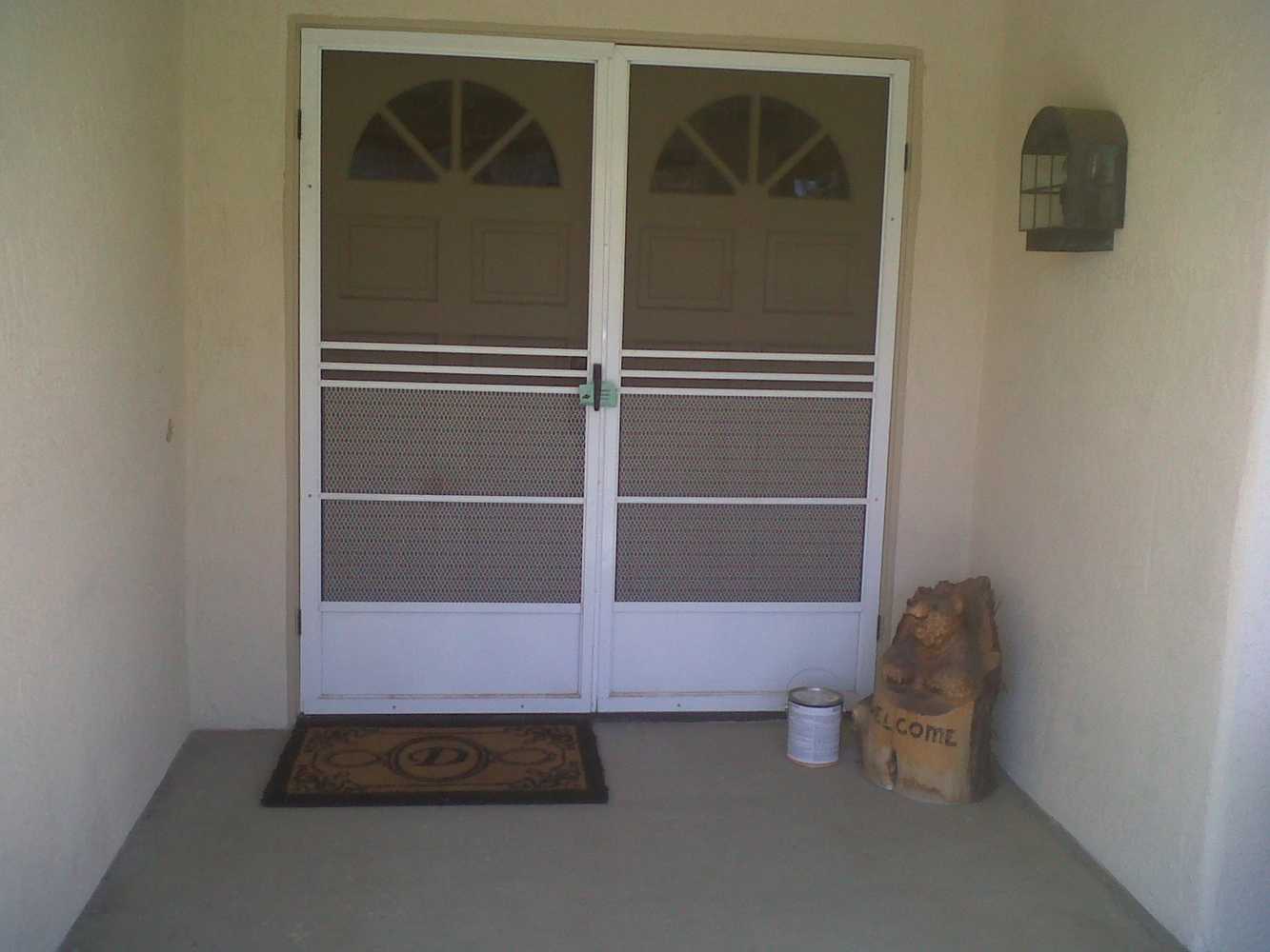 French Roll-Away Retractable Screen Doors