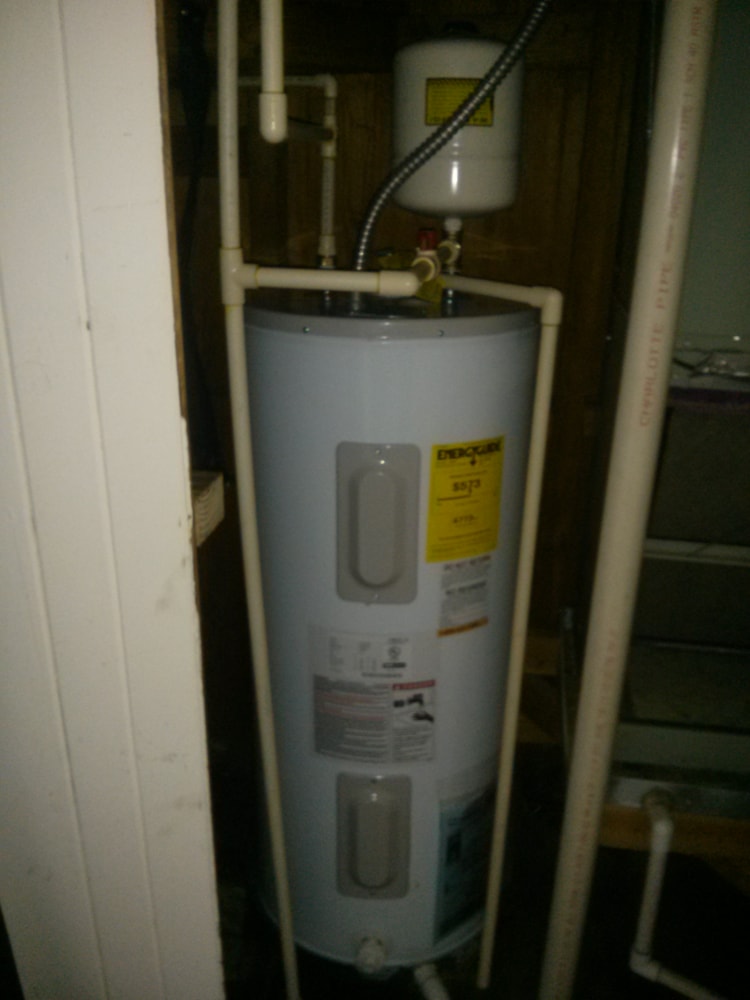 water heater install