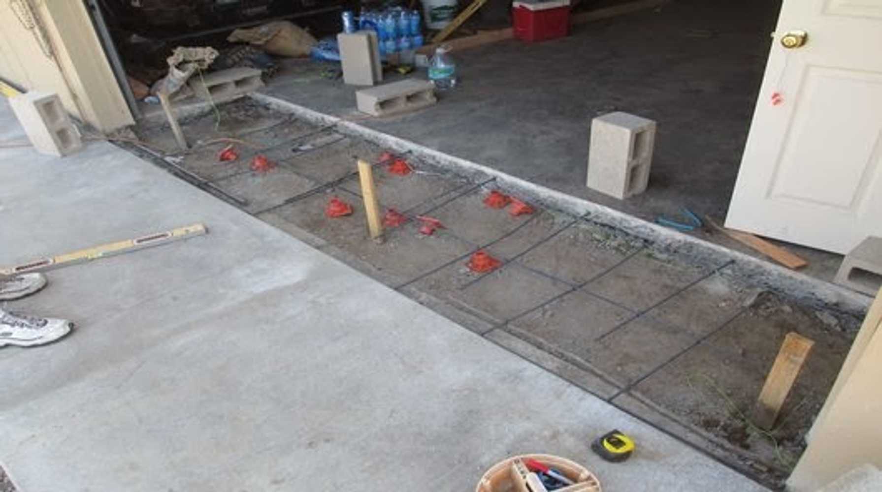 Concrete Foundation & Truck Entrance