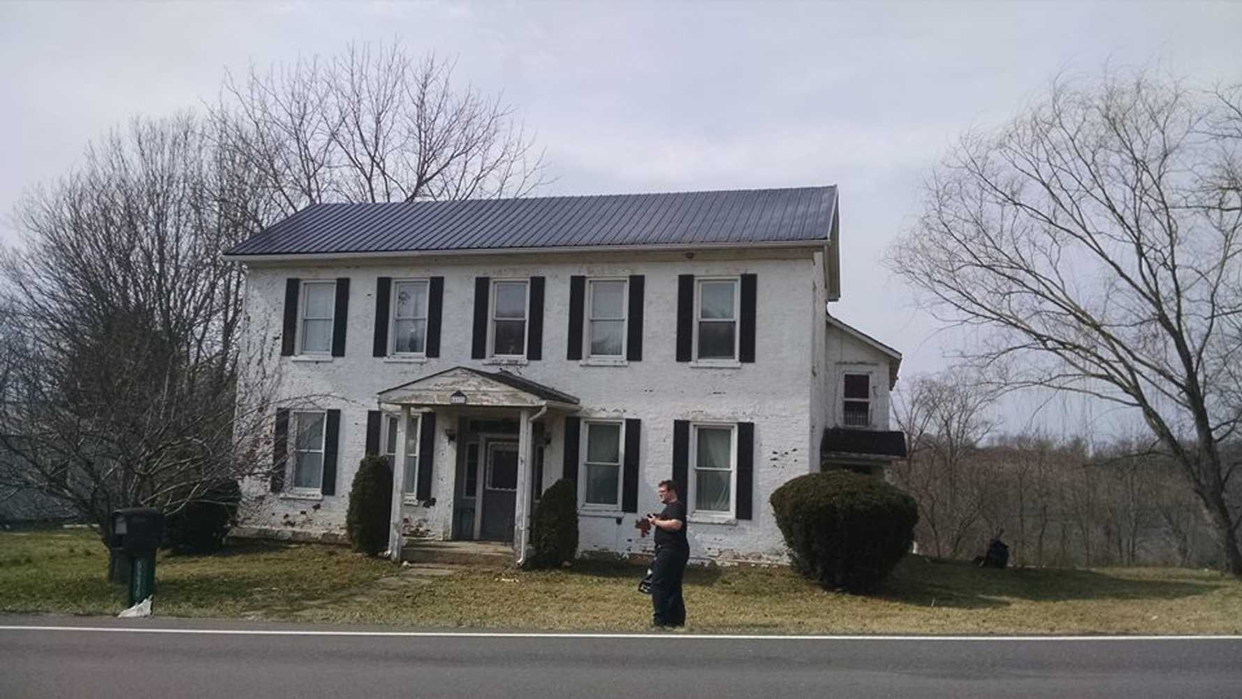 Black Metal Roof