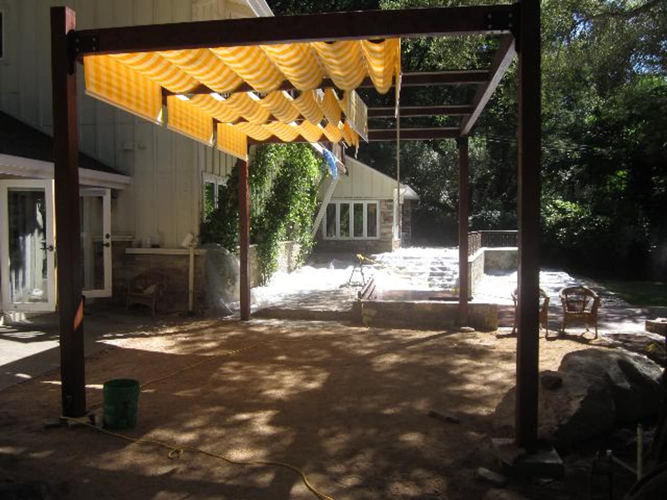 Kenwood residence remodel, decks and hardscaping