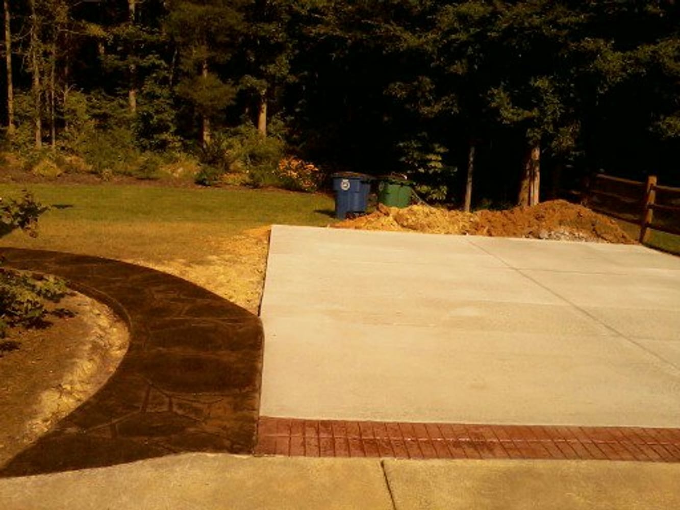 Stamp Concrete and color