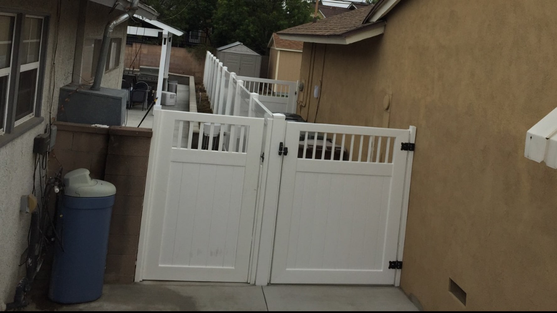 Vinyl fence and gates