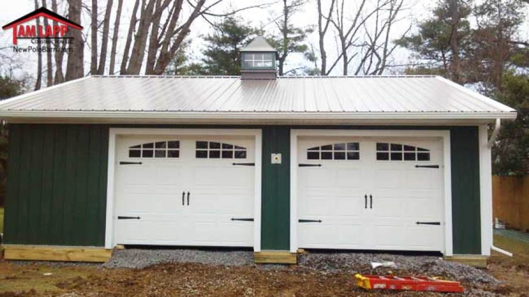30'W X 32'L X 8'H Residential Polebarn Building in Blue Bell, Pennsylvania