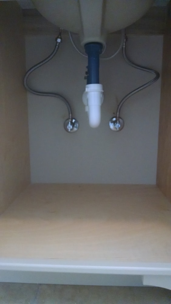 New Vanity Single Bowl to Double Bowl Conversion