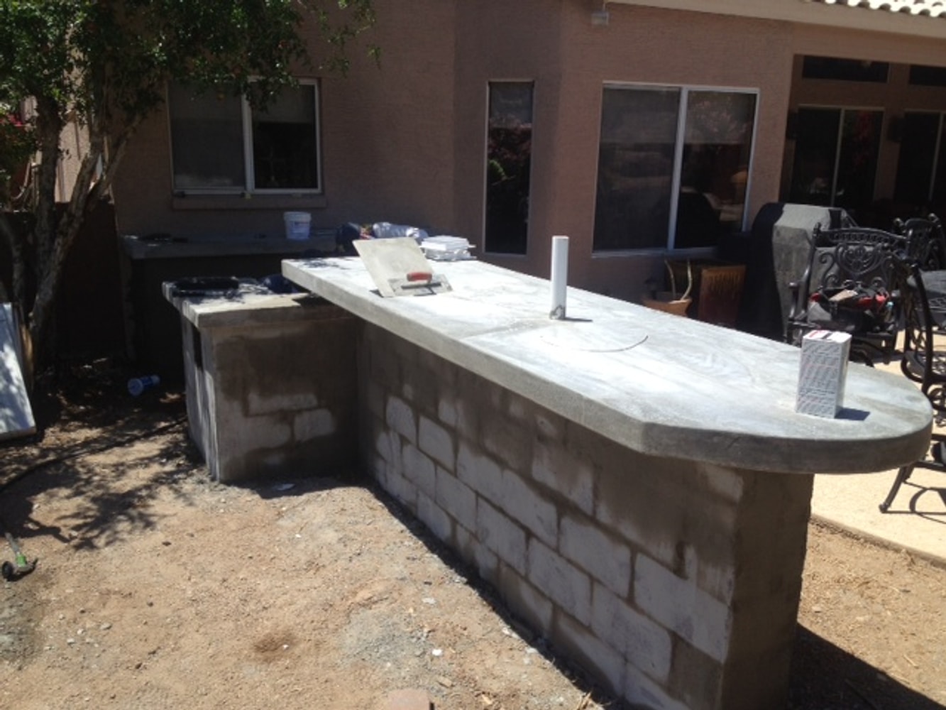 Custom Barbeque Area