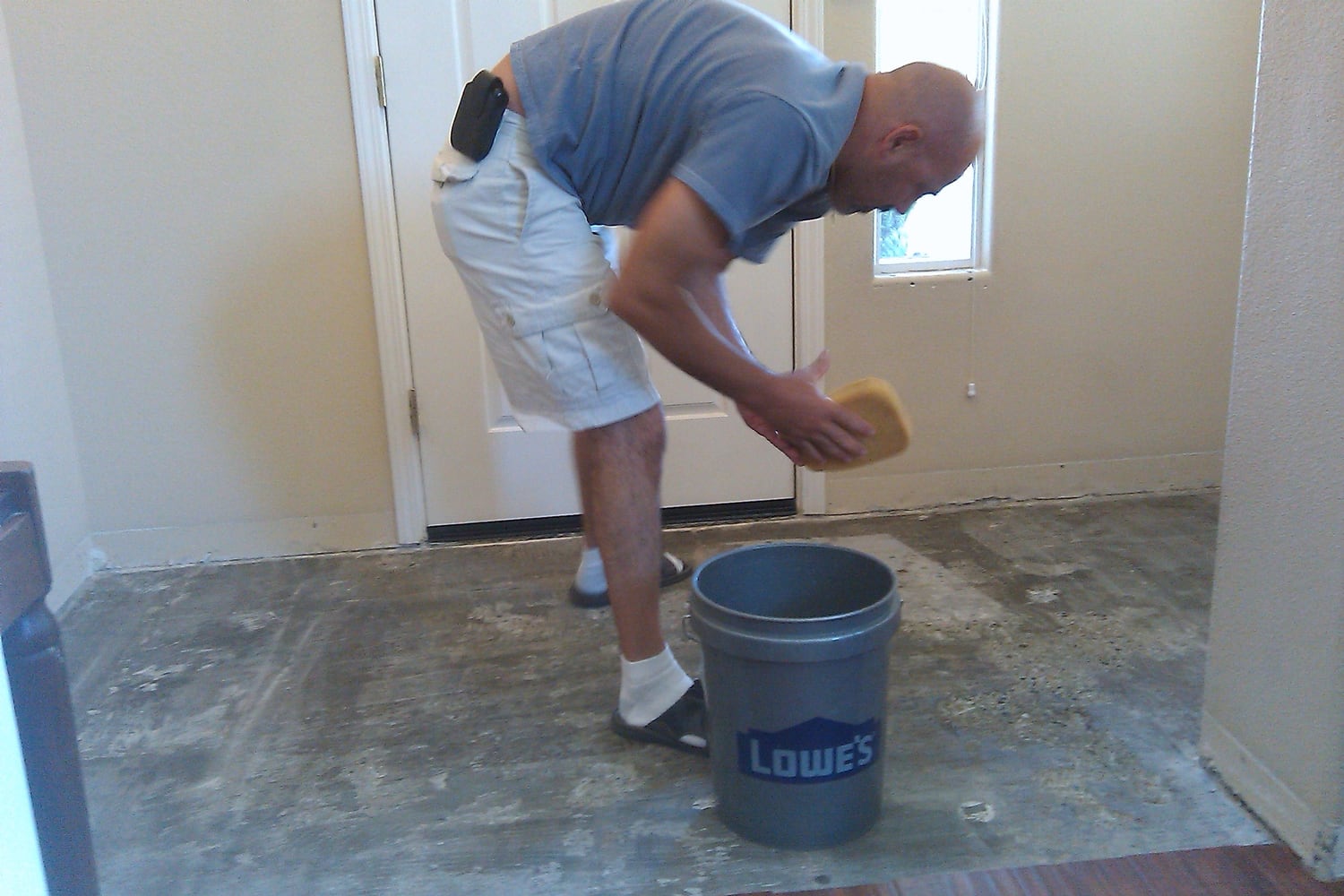 Travertine Tile Entryway