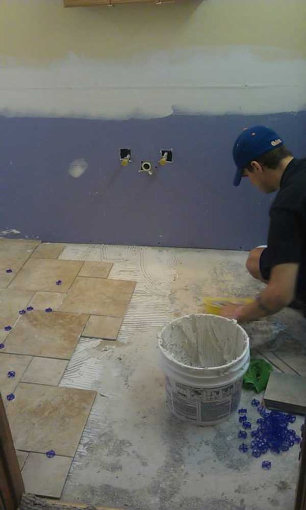 Water and Mold Damage Bath Remodel