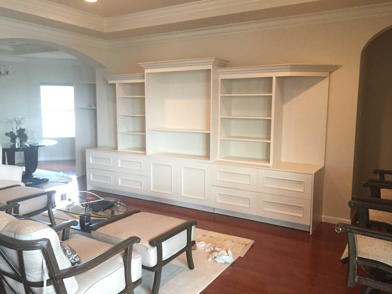 Custom built Wall/TV unit