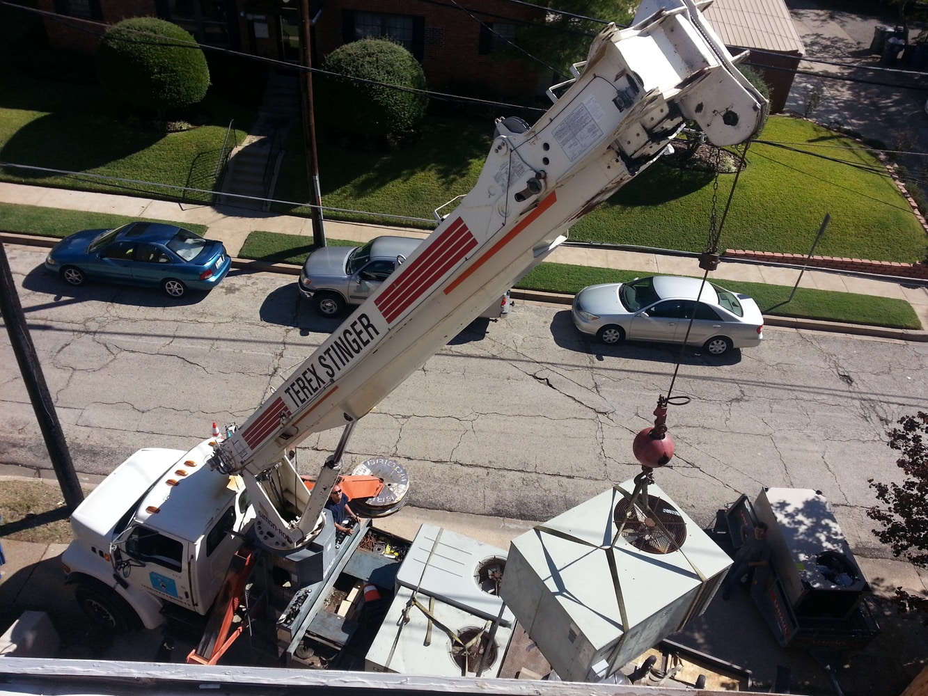 installing roof top unit
