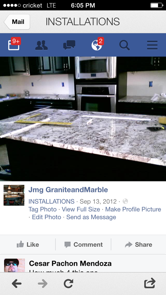 Photo(s) from JMG Granite & Marble 