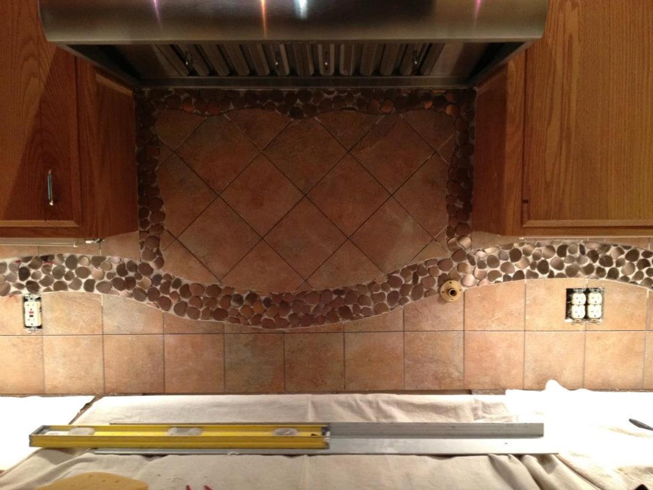Viatera counter tops and tile backsplash