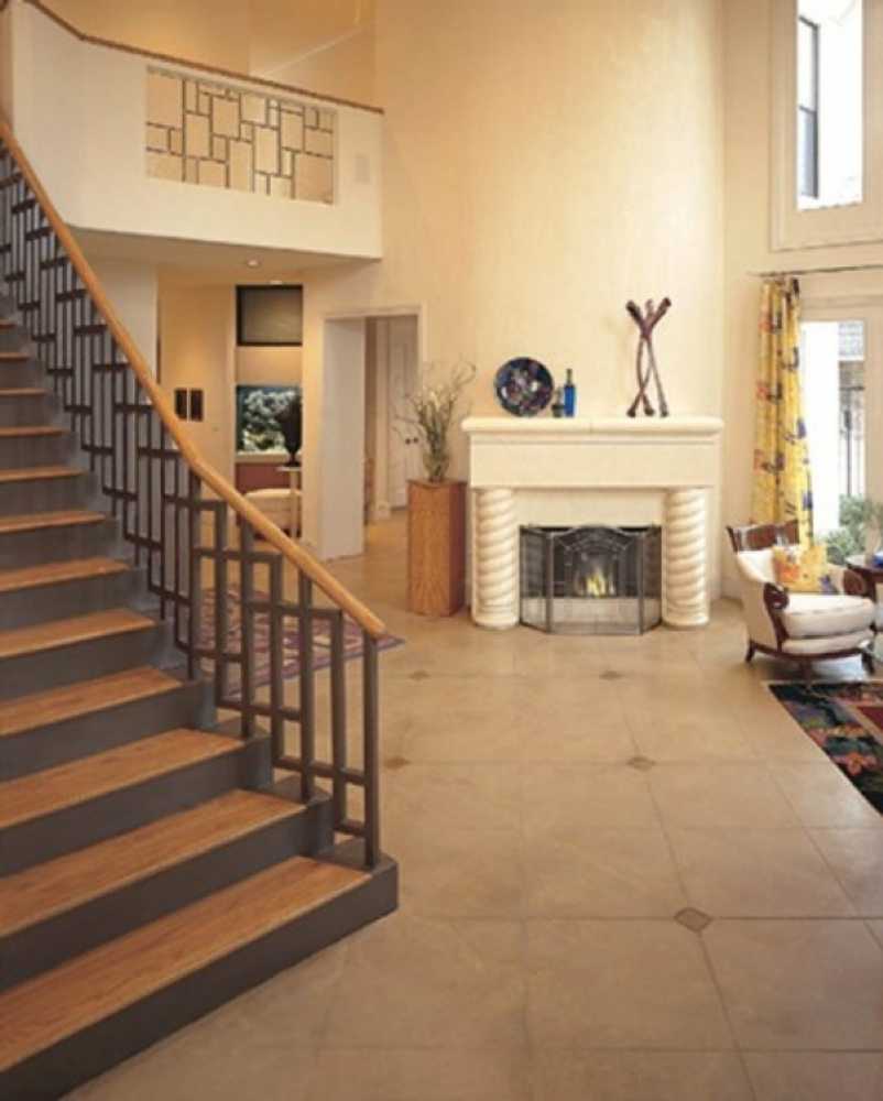Icoat concrete interior flooring overlay system.