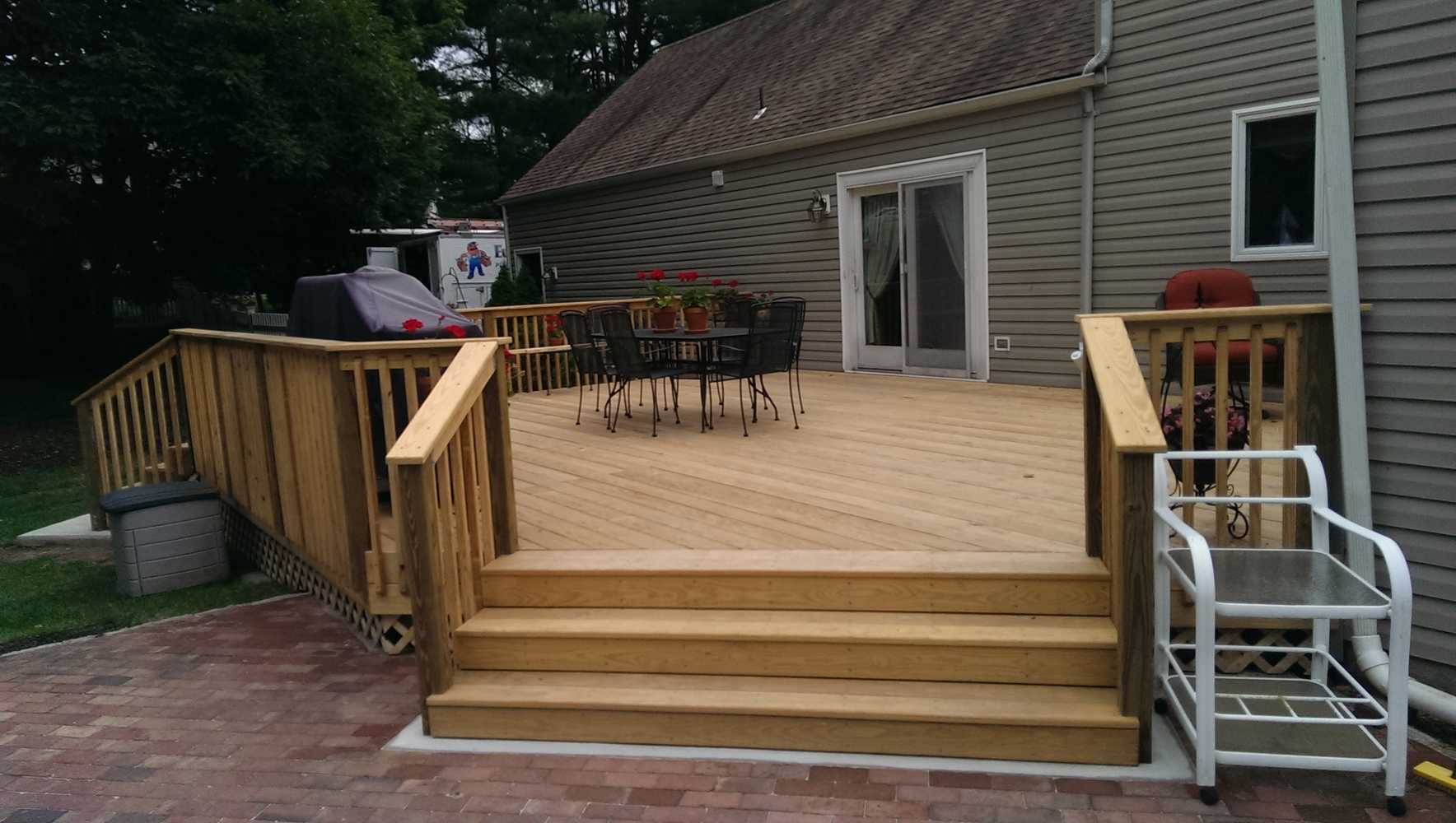 Montvale deck replacement.