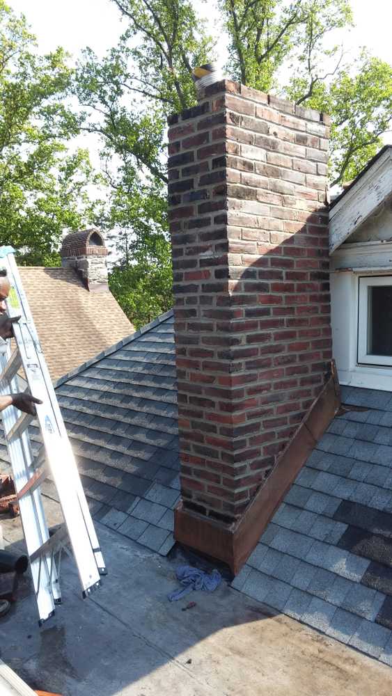 chimney rebuild with stainless stell lining aystem and locktop damper 