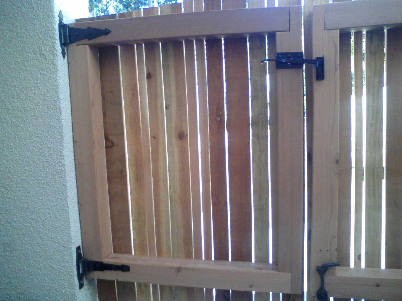 Redwood Gates Fence exterior furniture