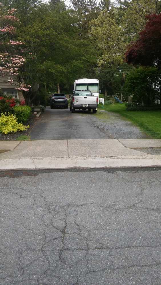 Driveway replacement. blacktop to concrete