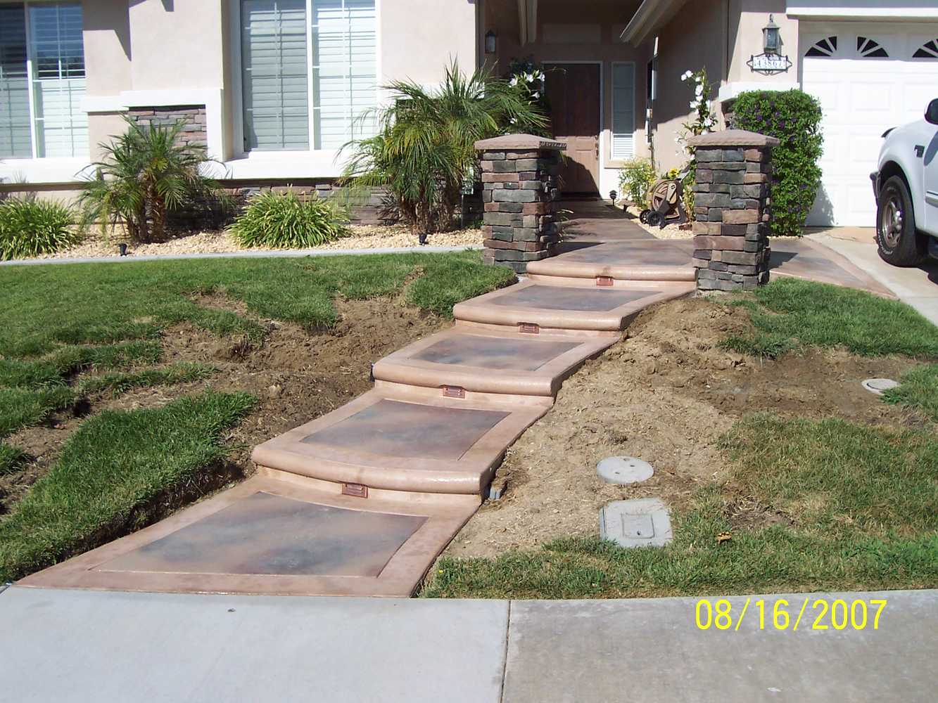 Landscape, concrete, sod and more