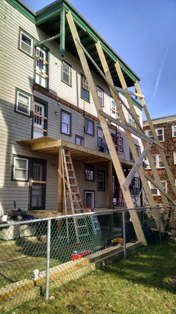 6 family porch rehab