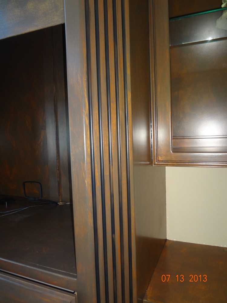 Faux Cabinet Repaint from J & J Painting Services