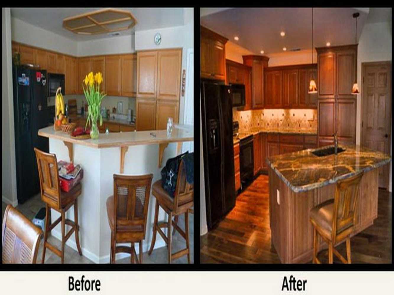 Before and after remodeling and services