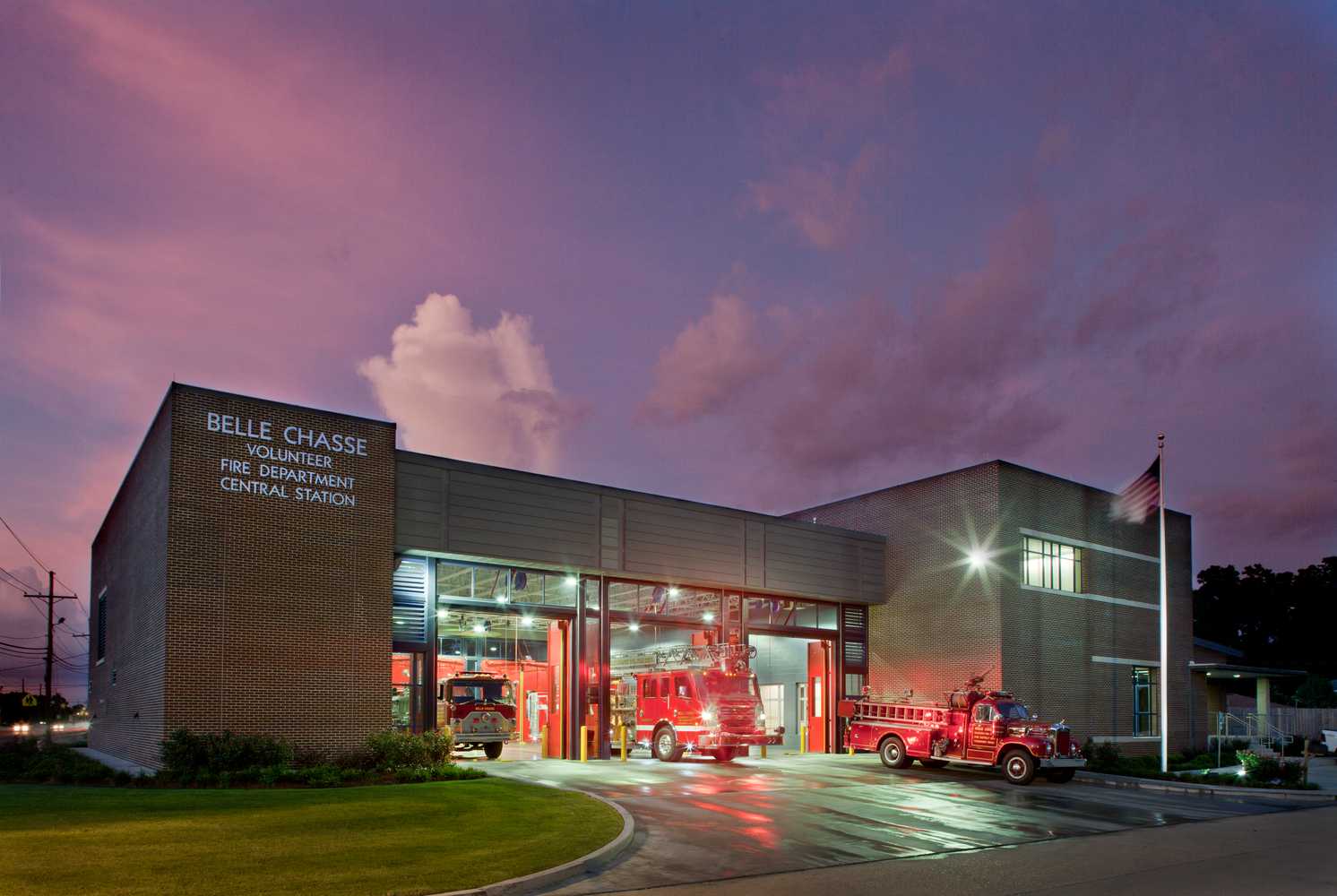 Fire stations in Belle Chasse and Myrtle Grove - Plaquemines Parish, LA